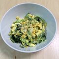 momonookan's cooksnap of when they made 小松菜のからしタルタル和え.