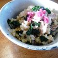 真さん's cooksnap of when they made 小松菜の混ぜごはん.