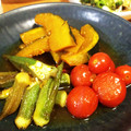ruman's cooksnap of when they made 夏野菜の南蛮漬け。.