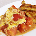 Nya6nya6's cooksnap of when they made トマトと卵のオイスターソース炒め.