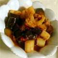 しましまもよう's cooksnap of when they made 鶏肉とトマトと茄子の炒め煮＊.