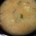 もみじの手's cooksnap of when they made すりおろしきゅうりのお味噌汁☆.