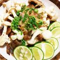 あーちゃ♡'s cooksnap of when they made 秋刀魚ときのこのカボスdeマリネ風。.