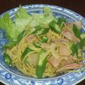 あっふぇ's cooksnap of when they made オクラとベーコンの和風パスタ.