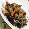 uxrxi's cooksnap of when they made なすと豚肉の甘辛味噌炒め.