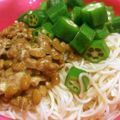 chocogumi's cooksnap of when they made ネバネバ３兄弟で素麺。.
