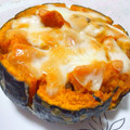 慈Maman's cooksnap of when they made ぼっちゃんかぼちゃのまるごとグラタン.