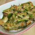 miki☆T's cooksnap of when they made ｱｽﾊﾟﾗとｴﾘﾝｷﾞのチーズ焼き.