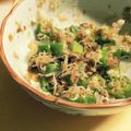 mk0514's cooksnap of when they made おくらとおかかちりめん山椒.