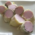 caramel-cookie's cooksnap of when they made 15分で！おさかなソーセージで焼き春巻き.