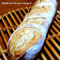 inyako's cooksnap of when they made 目指せ！マッチョ！美味しいバゲット♡.