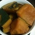 まめぴ＊'s cooksnap of when they made 冷凍かぼちゃで即席暖か～煮物.