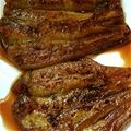 実１１３'s cooksnap of when they made 茄子の蒲焼き丼.