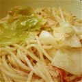 k13206's cooksnap of when they made ツナとキャベツのトマトクリームパスタ.