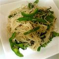 2児ママみきてぃ's cooksnap of when they made 塩昆布でそうめんチャンプルー.