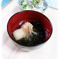 ＴＯＭＯＷＡＴ's cooksnap of when they made 父直伝・びっくり簡単お吸い物.
