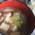 きらり流れ星's cooksnap of when they made 絶品！焼きｼﾒｼﾞと絹豆腐の味噌汁.