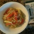 Kids&Charm's cooksnap of when they made もやしとパプリカのナムル.