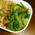 mmmmiku's cooksnap of when they made 豚バラ肉とほうれん草の炒め物.