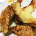 おみぶ's cooksnap of when they made ギョウザの皮チーズキャンディーおつまみ.