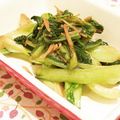 ともりん0203's cooksnap of when they made チンゲンサイのしょうが炒め.