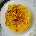 みるくたぬき's cooksnap of when they made 簡単です！我が家のカルボナーラ。.