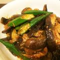 shantiiiii's cooksnap of when they made 鶏肉と茄子、オクラの中華味噌炒め.