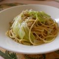 ローズレース's cooksnap of when they made お昼ごはんに♪10分でしらすパスタ.