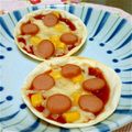 アルクマモン's cooksnap of when they made 餃子の皮でミニピザ.