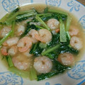 hitomiria's cooksnap of when they made エビと小松菜の中華あん.