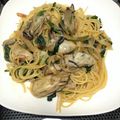 namireo's cooksnap of when they made 大粒冷凍牡蠣で!!バター醤油パスタ.