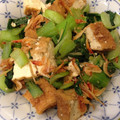 おぅぷん's cooksnap of when they made 小松菜と厚揚げのあっさりポン酢炒め.