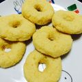 ジンベえちゃん's cooksnap of when they made 卵なし！絹豆腐と生おからの焼きドーナツ.