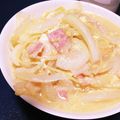 ゆととろ's cooksnap of when they made ＊たまねぎとベーコンのスープパスタ＊.