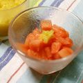 さとこぱんたーに's cooksnap of when they made 夏バテ予防熱中症対策！スイカに塩レモン.
