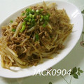 JACK0904's cooksnap of when they made ✿もやしとひき肉炒め✿.
