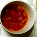 ma___111's cooksnap of when they made ☆簡単♪キムチとトマトの【赤い】スープ☆.