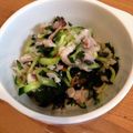 chaki1210's cooksnap of when they made しめサバで簡単和えもの！.