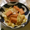 ❀あおい❀'s cooksnap of when they made 簡単！キャベツ＆ソーセージ炒め.