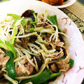 うさみぃみ's cooksnap of when they made もやしときくらげ、豚ひき肉の炒め物.