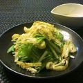 Hanna09's cooksnap of when they made 【超簡単！】水菜と油揚げのポンマヨサラダ.