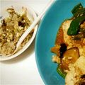 VFA's cooksnap of when they made ナスとピーマンと豆腐の味噌煮丼.