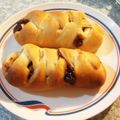 Yooboo's cooksnap of when they made チョコとリンゴのパン.