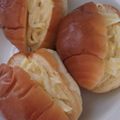 ｺｱﾗ's cooksnap of when they made たくあんで簡単美味しい♡サラダパン.