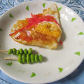 まさたかまま's cooksnap of when they made お弁当に簡単！紅生姜とチーズの目玉焼き.