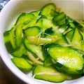 ユーロン's cooksnap of when they made きゅうりとミョウガの浅漬け.