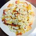acco☆chang's cooksnap of when they made 桃モッツァレラ♡.
