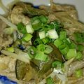 ごんべい君's cooksnap of when they made 豚小間，もやしと茄子で生姜味噌炒め.