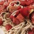 たままri's cooksnap of when they made 梅とバジルの冷製パスタ.