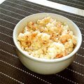 のの。's cooksnap of when they made 桜えび✣おかかクリームチーズ✤おむすび.